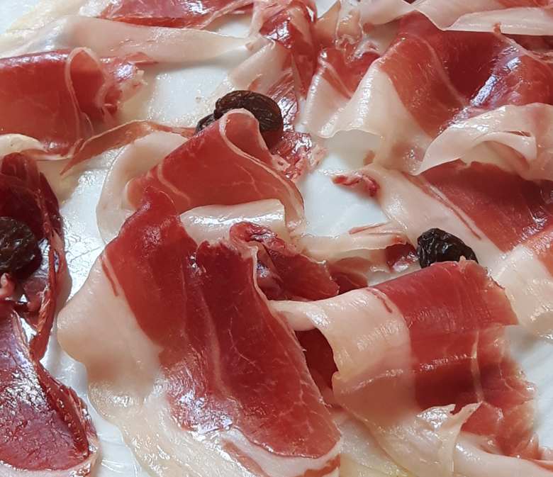 Plate of Ham at Restaurant Cordoba