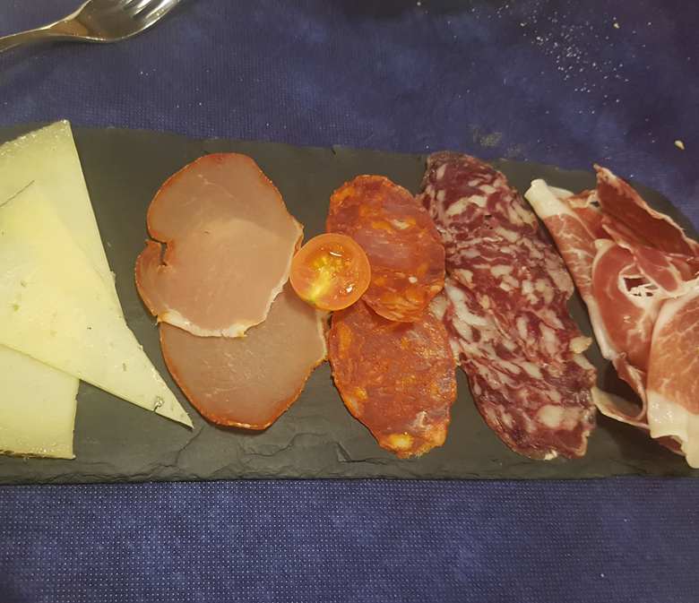 Cured Meats and chesses at Agir Springs