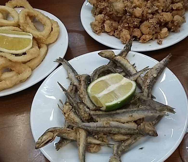 Fried Seafood at La Caleta