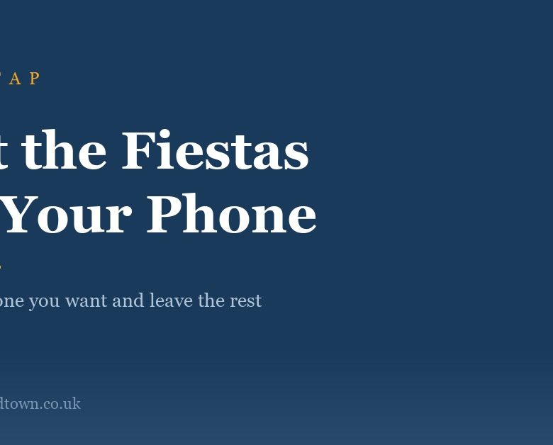 Put the Benidorm fiestas on your phone in one tap