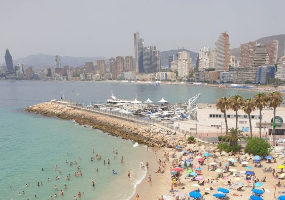 Benidorm marina at the Poniente end