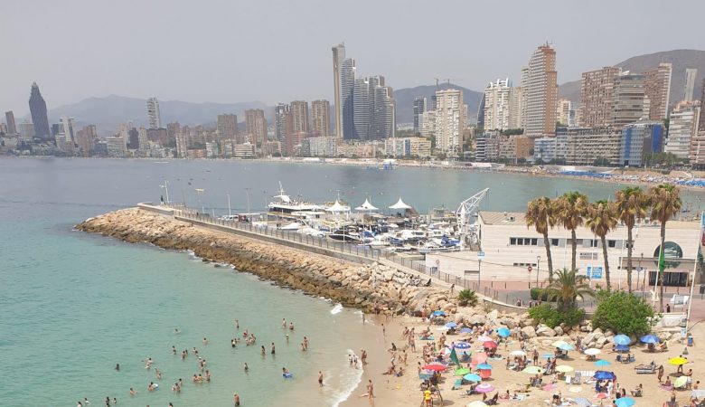 Benidorm marina at the Poniente end
