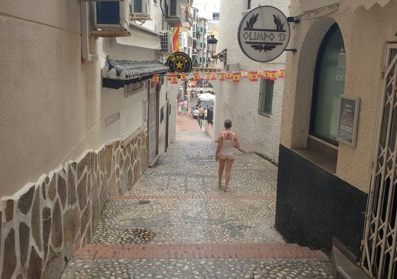A back street in Benidorm Old Town