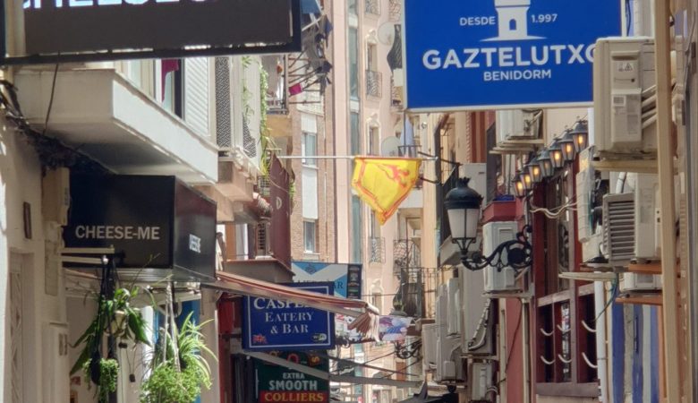 A street in Benidorm Old Town