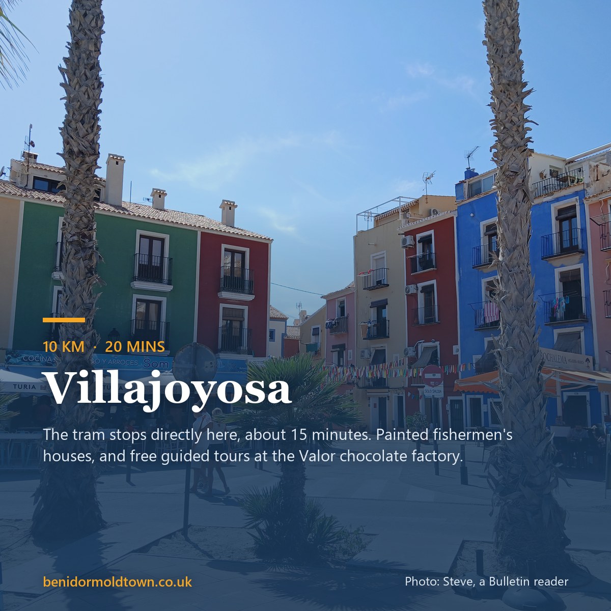 The painted houses of Villajoyosa. Photo: Steve, a Bulletin reader